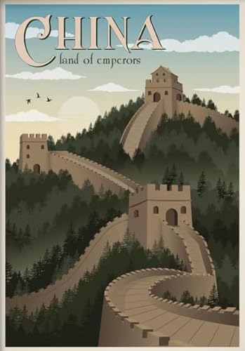 HfmQuisutron 1000 Teile Puzzle China Große Mauer Reise Landschaft Poster Für Zuhause Stressabbau Spiel Zw190Qv