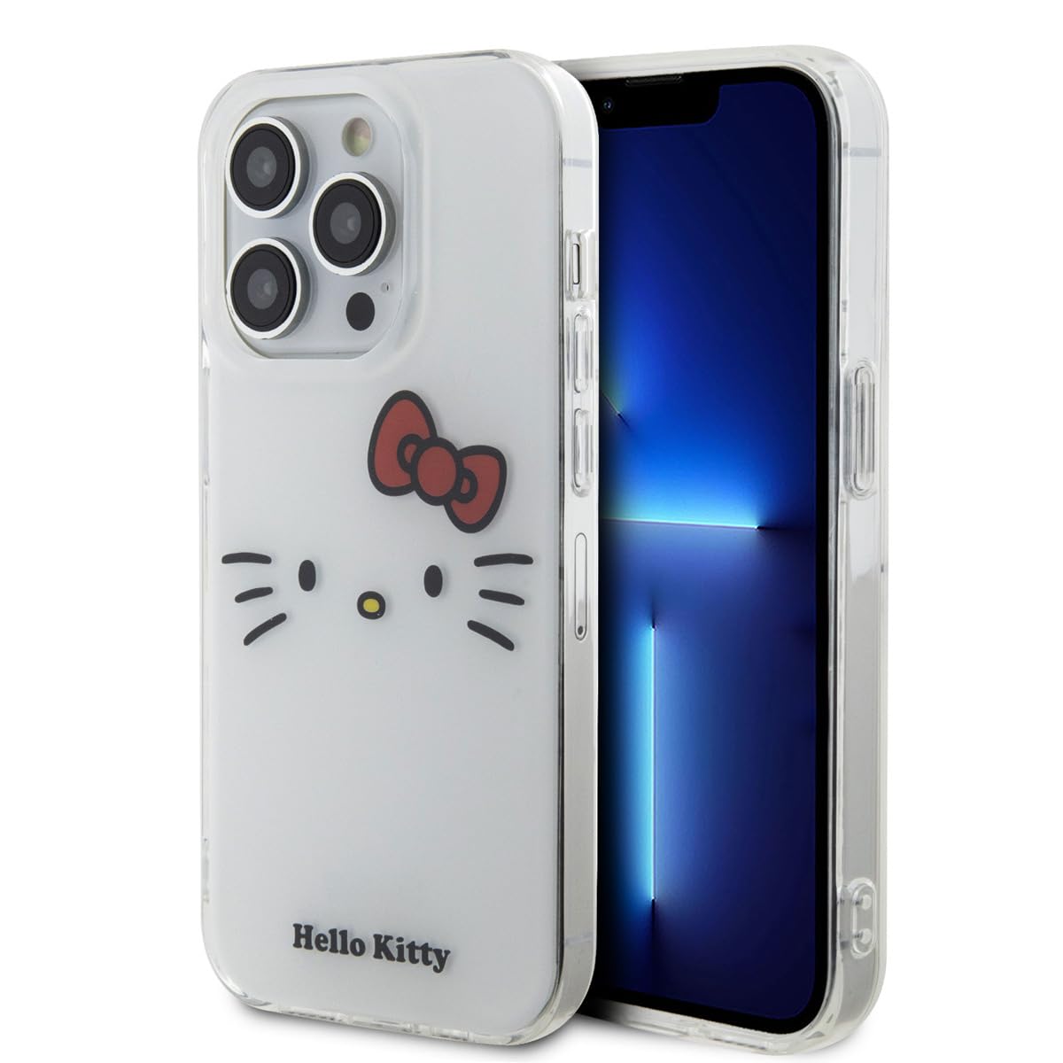 CG MOBILE Hello Kitty Backcover für iPhone – Kitty Face – Weiß (iPhone 14 Pro Max)