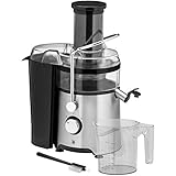 WMF Kult X Entsafter elektrisch Obst Gemüse aus Edelstahl, 500W, Saftmaschine, Slow Juicer für große Fruchtstücke, Saftkrug 1,2l, Schaumfilter, 2 Geschwindigkeitsstufen, edelstahl matt