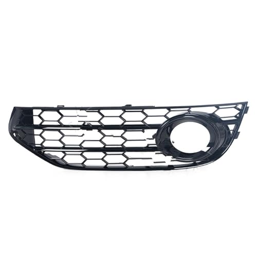 Frontgrills Für Für A4 B8 B8.5 Für ALLROAD 2009-2015 8K0807681J01C 8K0807682J01C Front Stoßstange Waben Kühlergrill Nebel Licht Abdeckung Rahmen Front Bumper Grille(Black Left)