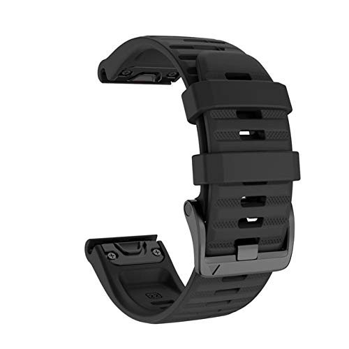 OPKDE Herren-Armband für Garmin Fenix 6X 6 Pro 5 5X Plus 3 HR Fenix 7X 7 Delta Enduro Silikonband Handkette 22 x 26 mm, 26mm Fenix 7X 5X 6X, Achat