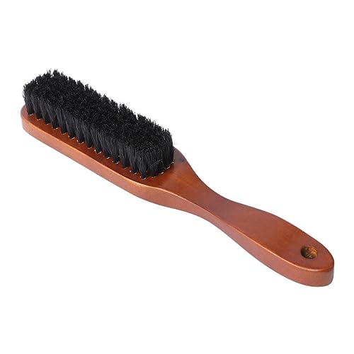 Sandelholz Holzkamm 1pc Haar teasing Kamm Haarkamm für Männer Holz Haarbürste Schnurrbart Bürste Rasieren Bartbürste Holz Styling Bartbürste Tragbare Bartbürste Männer Borsten Bartbürste modifizieren