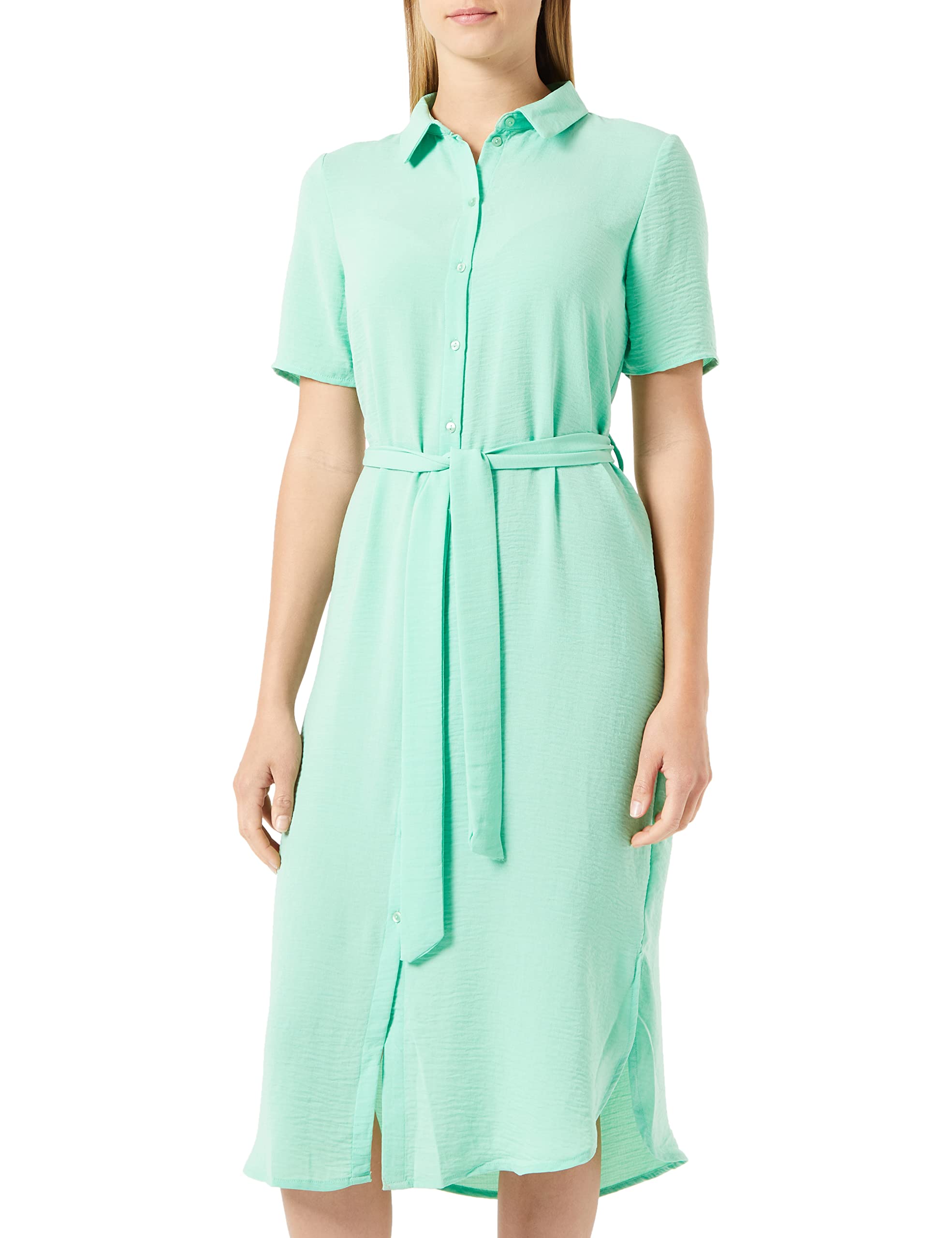 JdY Damen JDYRACHEL S/S MIDI Dress WVN Kleid, Absinthe Green, X-Small