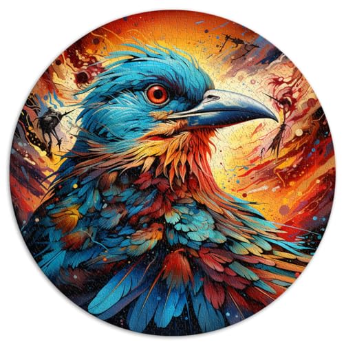 Puzzles für Erwachsene, roter Vogel, bunt, 1000 Teile, Puzzle, 26,5 x 26,5 Zoll, Lernpuzzlespiel zum Geburtstag, Weihnachten als Puzzlegeschenk