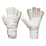 Elite Sports Unisex-Adult Torwarthandschuhe, White Solo, 9