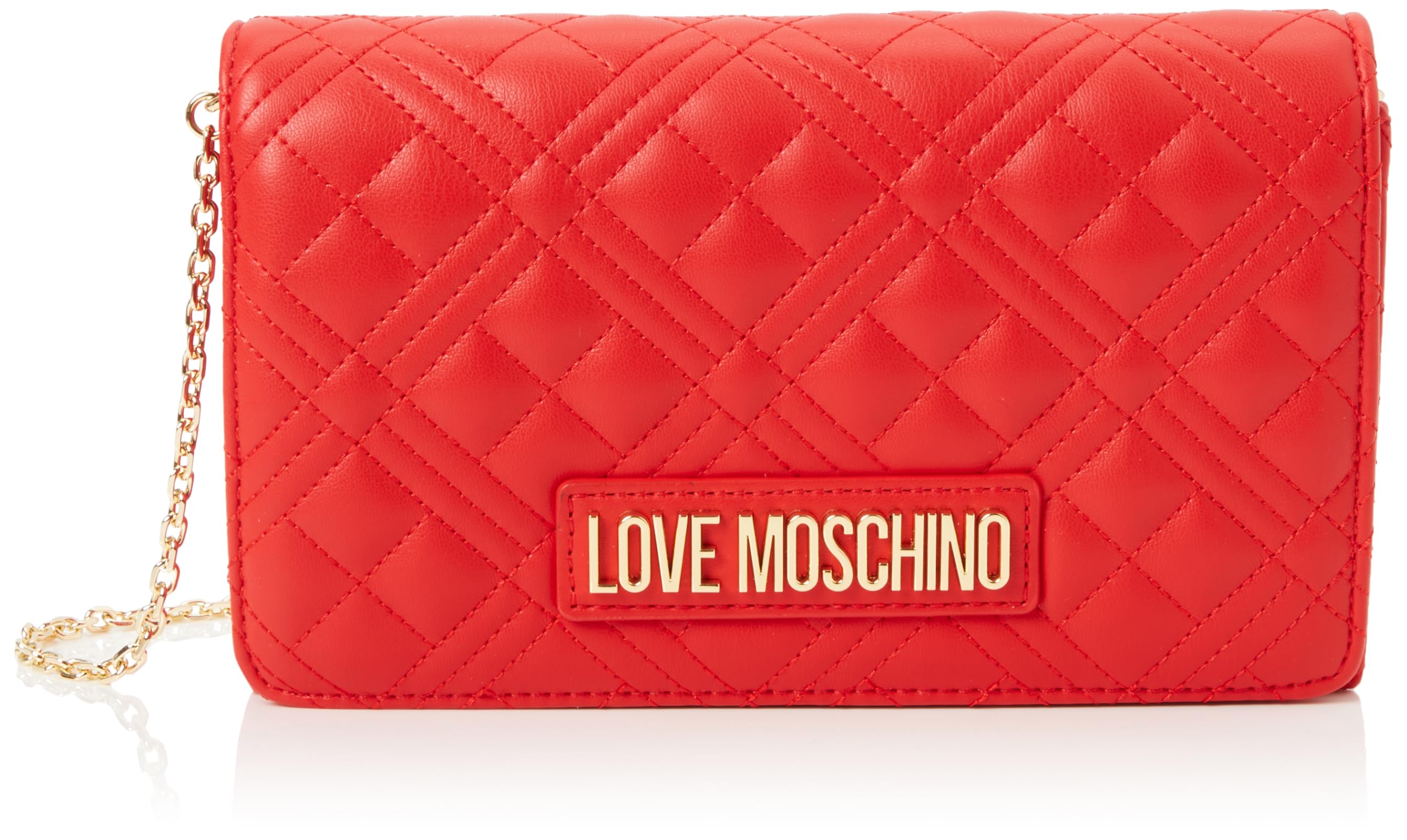 Love Moschino Damen Schultertasche, rot Schultertasche, rot