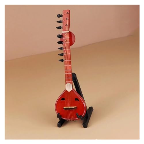 Miniatur-Mandoline, Mini-Mandoline, Musikinstrument, Modellsammlung, Dekorative Ornamente Musikinstrumente Miniatur (Color : 02)