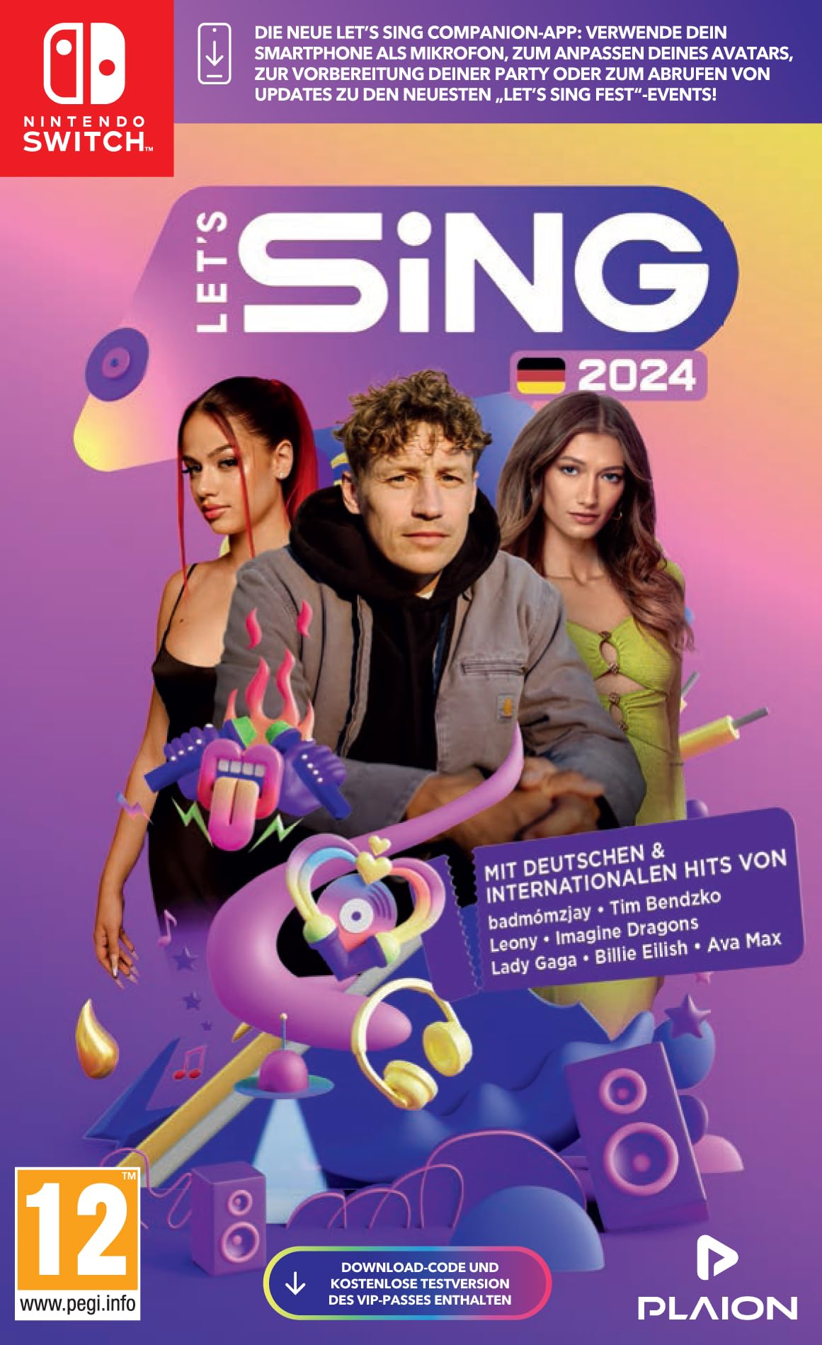 Let's Sing 2024 German Version (Nintendo Switch) (AT-PEGI)