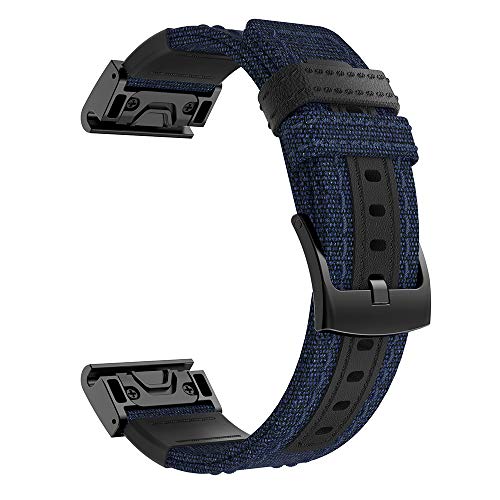 OPKDE 26 x 22 mm Leder-Schnellarmband für Garmin Fenix 5 5X Plus Strap 6X 6 Pro Easyfit Band Fenix 7X 7 Smartwatch Correa, For Fenix 6 6Pro, Achat