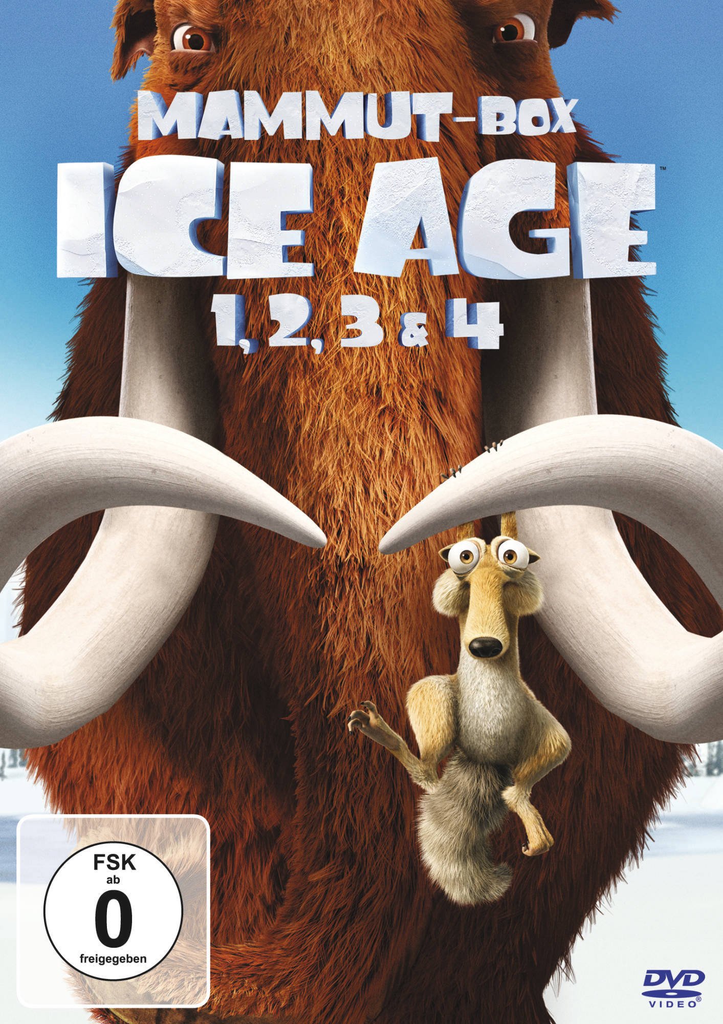 Ice Age - Box Set Teil 1-4/Mammut-Box [4 DVDs]