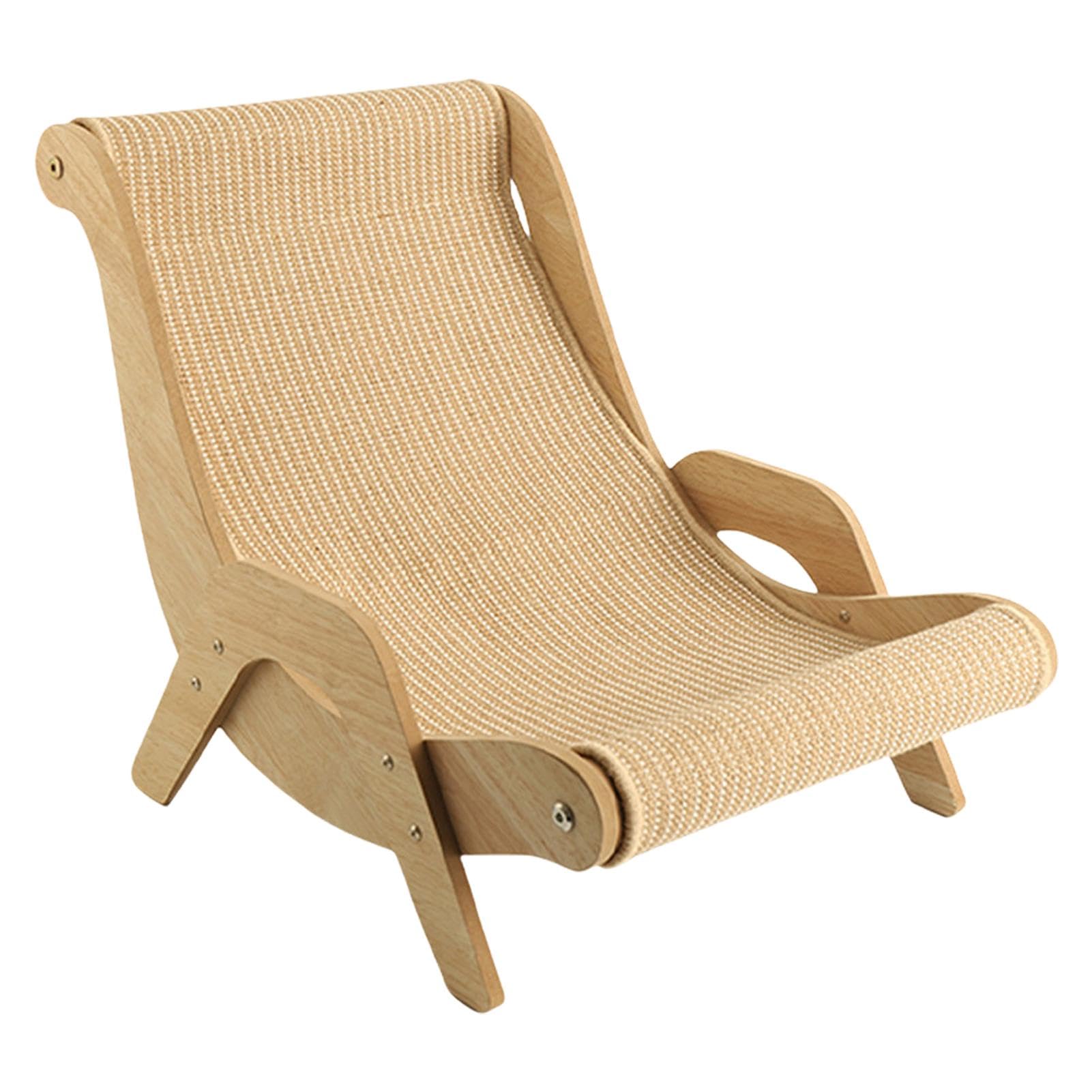 Kratzkissen für Katzen, elegant, stabil, 1800 g, Sisal-Katzenstuhl, Haustierfreundlicher Katzenkratzer und Kratzstuhl für Garten, Outdoor, Wohnzimmer, Balkon, drinnen