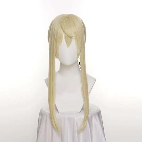 WCCNKK Anime Cosplay Perücke, Violet Evergarden Perücke, Blonde Perücke Mit Schwarzem Band, Mit Kostenloser Perückenkappe, Für Party Alltag Halloween Perücke Cosplay, Anime-Geschenk