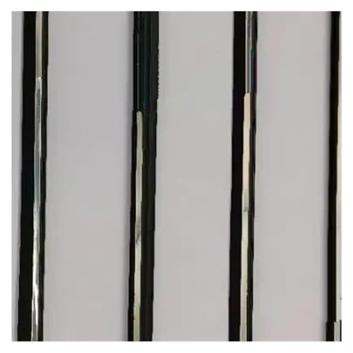 Autotür Dichtungsstreifen 4 Pcs Für Land Für Cruiser Für Prado 120 75711-60061 Außerhalb Chrom Oder Schwarz Windows Gummi Weathers Dichtung Fensterdichtungen(4 pcs Chrome)