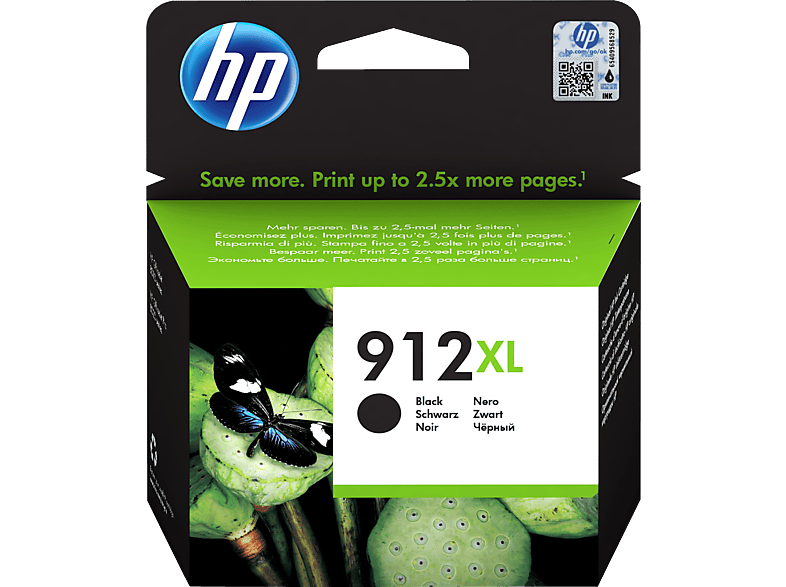 HP 912XL Tintenpatrone Schwarz (3YL84AE)