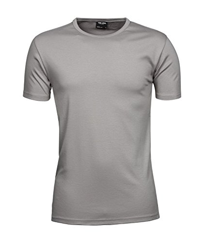 Tee Jays TJ520 Mens Interlock Bodyfit T-Shirt Shirt Herren , Farbe:Stone;Größen:L L,Stone