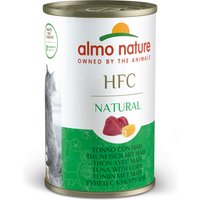 20 + 4 gratis! 24 x 140 g Almo Nature HFC Natural - Thunfisch mit Mais