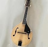 Mandoline Instrument Mandoline Cutaway F-Typ 8-Draht Gitarre Mandoline Achtsaitiges Instrument Professionelle(Roundedwood C)