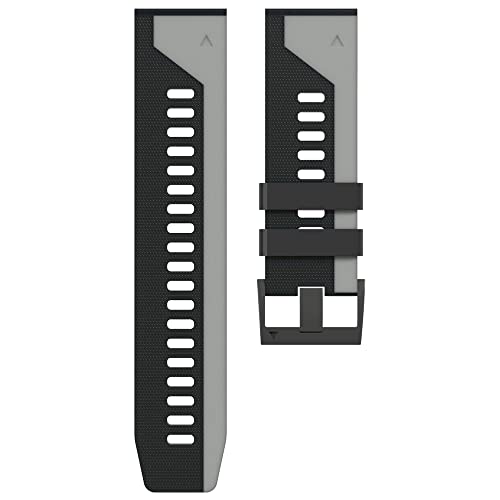 NEYENS Silikon-Uhrenarmband für Garmin Fenix 6 6S 6X Pro 5X 5 Plus 3HR Enduro 935 S60 Smartwatch, 22 Stück, 22mm Width, Achat