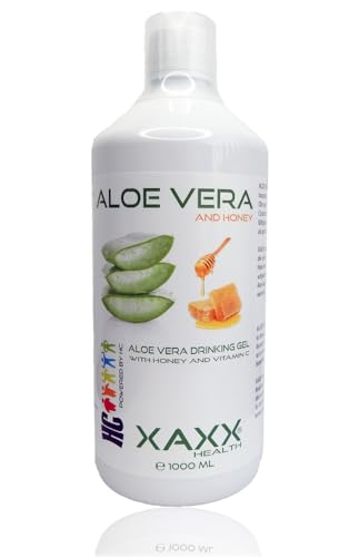 XAXX HC Aloe Vera Drinking Gel mit Honig & Vitamin C, 1 Liter