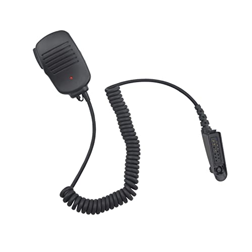 ARSMI Zweiwege Radio-Lautsprecher-Mic for Audio-Jack & LED Indikator GP328GP338, GP340, GP140 GP280, GP339, HT1250, HT750, MTX850 Fit for Motorola. Walkie-Talkie-Mikrofon