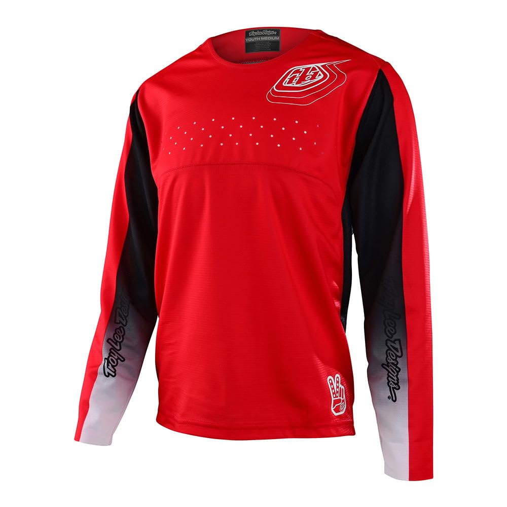 Troy Lee Designs Kids MTB-Jersey Langarm Sprint Rot Gr. M