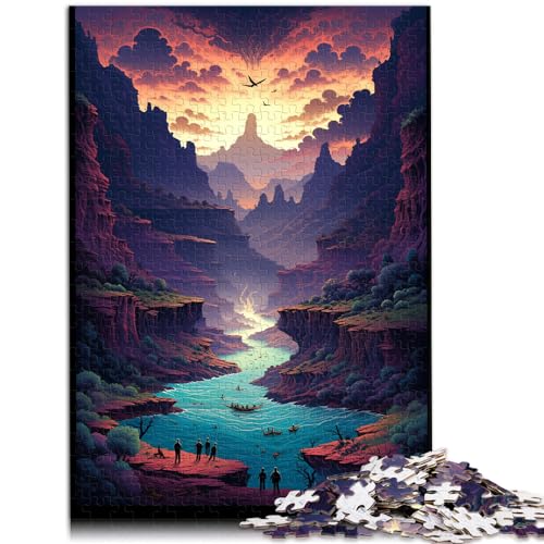 Puzzle für den amerikanischen Grand Canyon, 1000-teiliges Puzzle für Erwachsene, schwierige Holzpuzzles für Frauen und Männer, 1000 Teile (50 x 75 cm)