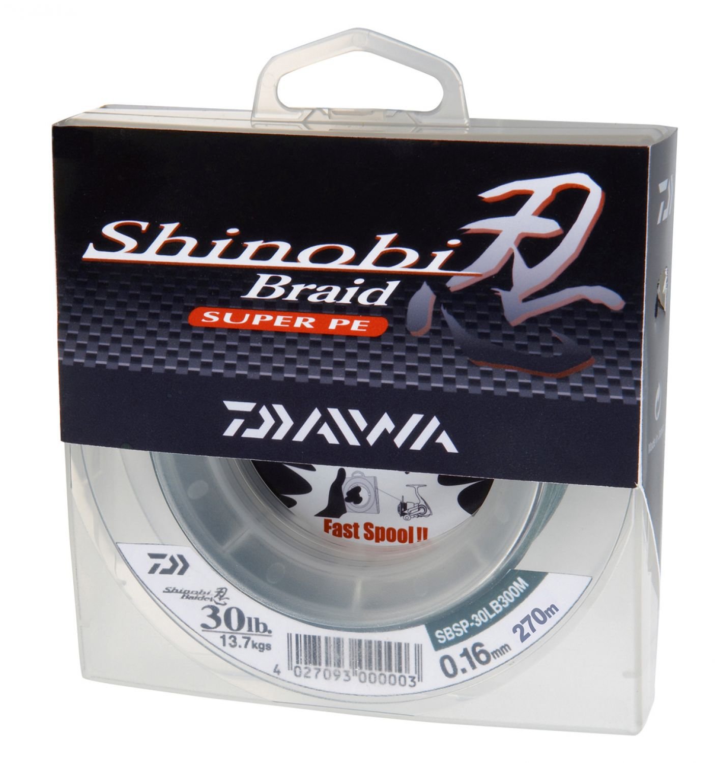 DAIWA Shinobi Braid 270m 0,35mm gelb