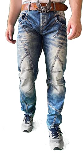 Cipo & Baxx Herren Jeans C-0894 Blue/blau Größe 31W / 34L