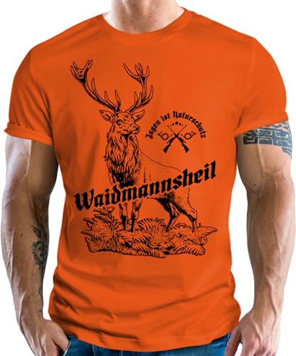 Jäger T-Shirt: Waidmannsheil - Jagen ist Naturschutz XL