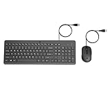 HP 150 Maus und Tastatur mit Kabel