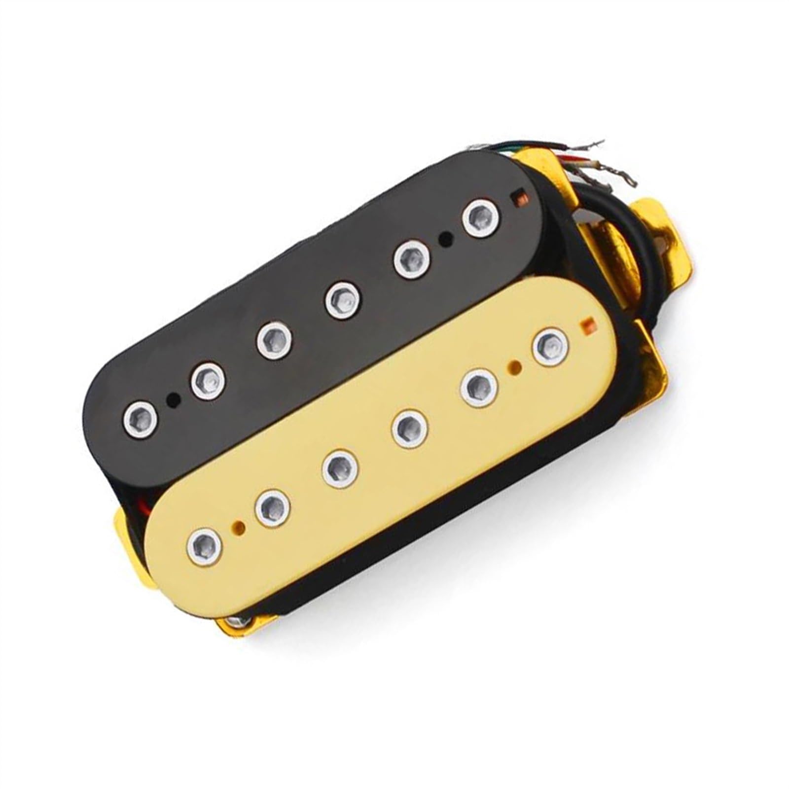 6-saitige E-Gitarre Bridge Pickup Bi-Wire verstellbare Sechskantschraube Quad Coil Kabel Gitarrenteile Single-Coil-Tonabnehmer