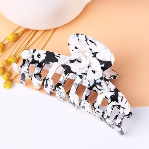 Haarklemmen, Clip-Haarspangen, Krallen-Clips, Haarspangen, Haarspangen for Frauen, Haarspangen for Frauen, große quadratische Leoparden-Haarspange, Haarklammer, Haar-Accessoires, Krabben-Haarnadel (1