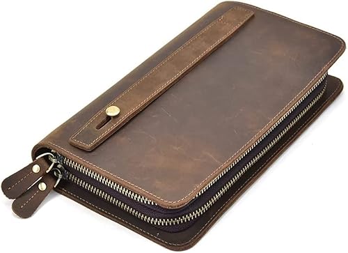 YIHANSS 1 stücke Retro Herren Clutch Große Kapazität Hand Brieftasche Business Mode Herren Brieftasche