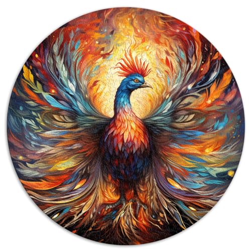 Puzzles Geschenke Spielzeuge Phoenix buntes 1000-teiliges Puzzle für Erwachsene 67,5 x 67,5 cm Lustige Puzzles, die herausfordernd, aber unterhaltsam und humorvoll sind