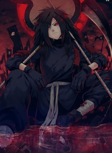 HfmQuisutron Japanische Klassische Anime-Charaktere Sasukegfx Poster Holzpuzzle 1000 Teile Erwachsene Spielzeug Dekompression Spiel Geschenk De22Pz