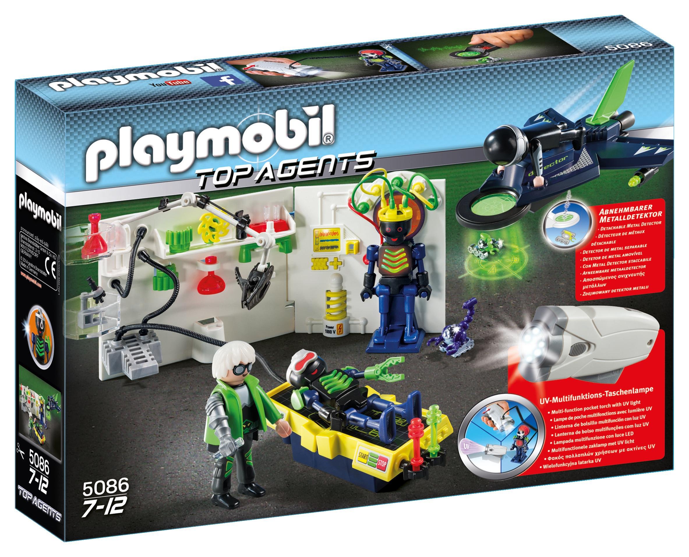 PLAYMOBIL 5086 Agentenlabor mit Flieger