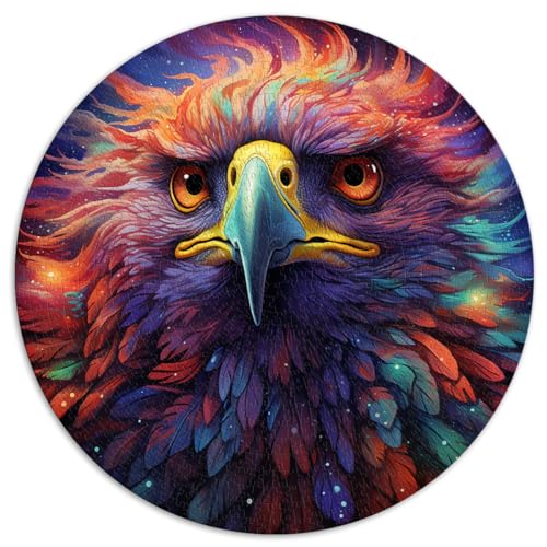 Puzzlespiele Adler 1000 Teile Puzzle für Erwachsene 67,5x67,5cm Lustige Puzzles Spaß bei Heimaktivitäten, Geburtstagsgeschenk, Reisegeschenke,