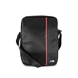 BMW BMTB8CAPRBK Travel Bag 7-8 Zoll Carbon Inspiration, M Collection Universal Schwarz/Rot