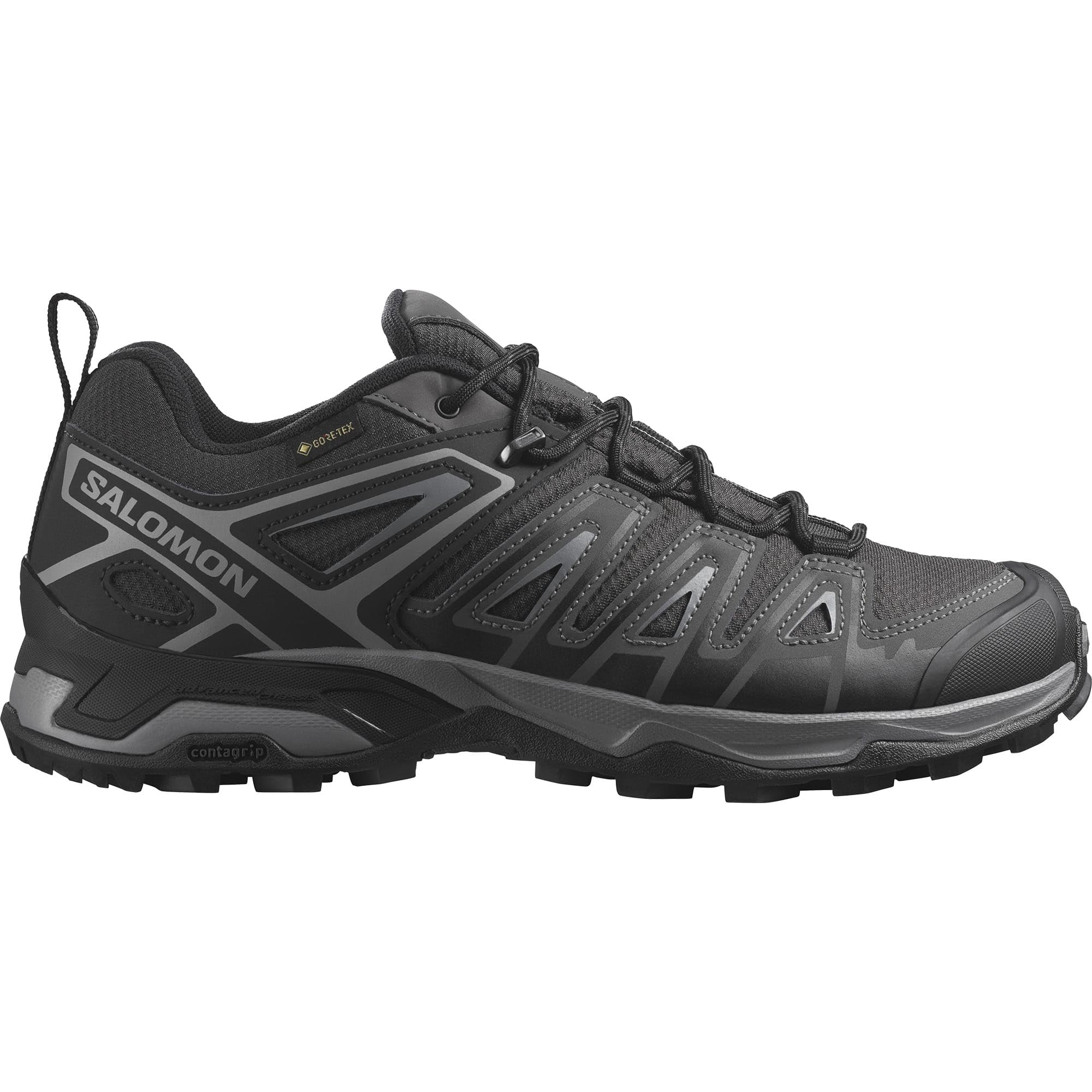 Salomon X Ultra Pioneer Gore-Tex Herren Wasserdichte Wanderschuhe, Alle Wetterbedingungen, Sicherer Fußhalt, Stabil und gedämpft, Phantom, 41 1/3