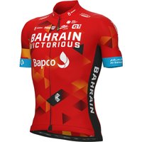 BAHRAIN - VICTORIOUS 2022 Kurzarmtrikot, für Herren, Größe L, Rennrad Trikot, Ra