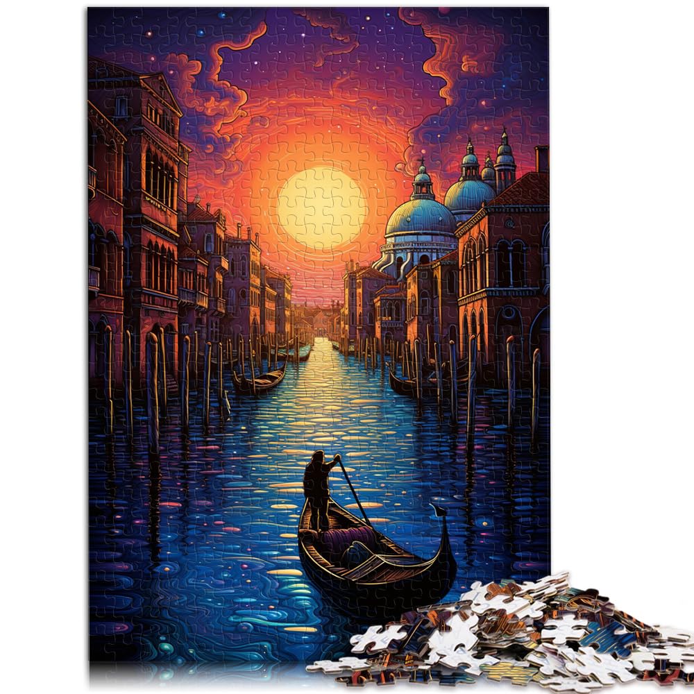 Puzzle für Puzzle Venedig Italien Puzzle für Erwachsene 1000 Teile Holzpuzzle Spielzeug Puzzles Lernspiele Stressabbau Puzzles 1000 Stück (50x75cm)