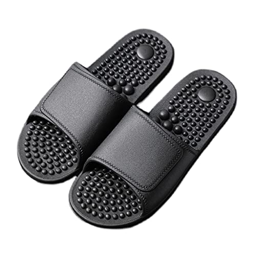 GHYUB Unisex Massage Hausschuhe ，Herren/Damen Badelatschen Dusch-& Badeschuhe Schlappen Mit Massage Punkt Sandalen Hausschuhe Slides Flip Flops Sommer Slippers Leicht Soft Indoor rutschfest Home