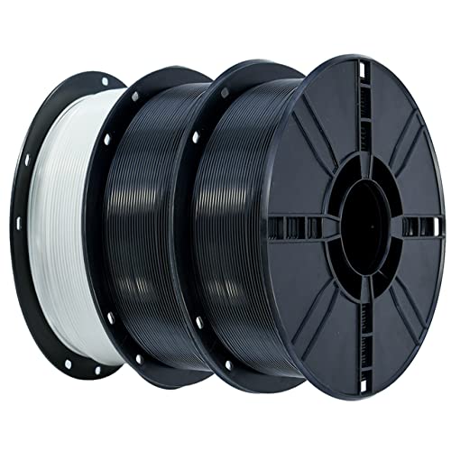 IBOSS PLA Plus(PLA+) Filament für 3D-Drucker 2 schwarz 1 weiß