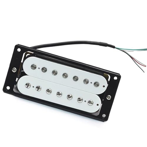 7-Saiter E-Gitarre Humbucker Dual Coil E-Gitarre Pickup Coil Splitting Pickup N8.5K/B14K Ausgang Gitarre e gitarren tonabnehmer (Color : Bridge with Frame)