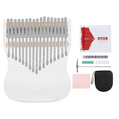 Sunmeit 17-Tonnen Kristall Transparent Zoll Klavier Finger Klavier Acryl Kalimba Finger Klavier Anfänger Musikinstrument