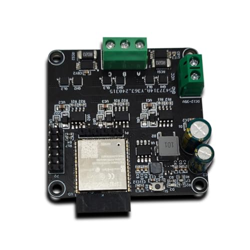 HVVENTY ESP32 Bürstenloses Motortreiberplatinenmodul 20A Drahtloses WiFi Bluetooth Einfaches FOC-Nachrüstmodul