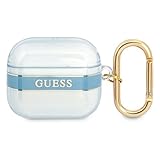 Guess GUA3HHTSB Hülle für AirPods 3 Cover blau/Blue Strap Collection