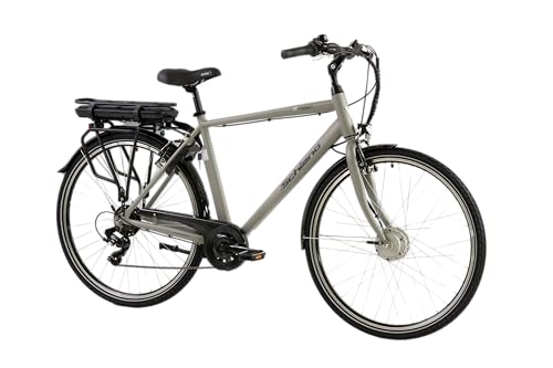 F.lli Schiano Men's E-Moon E-Bike, Grau, 28 Zoll