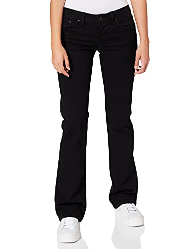 LTB Jeans Damen Boot-Cut Jeans Valerie, Schwarz (BLACK 200), W24/L32 (Herstellergröße: 24)