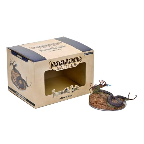 WizKids Pathfinder Battles: Impossible Lands – Mukradi Boxed Figur – vorbemalte RPG Miniatur